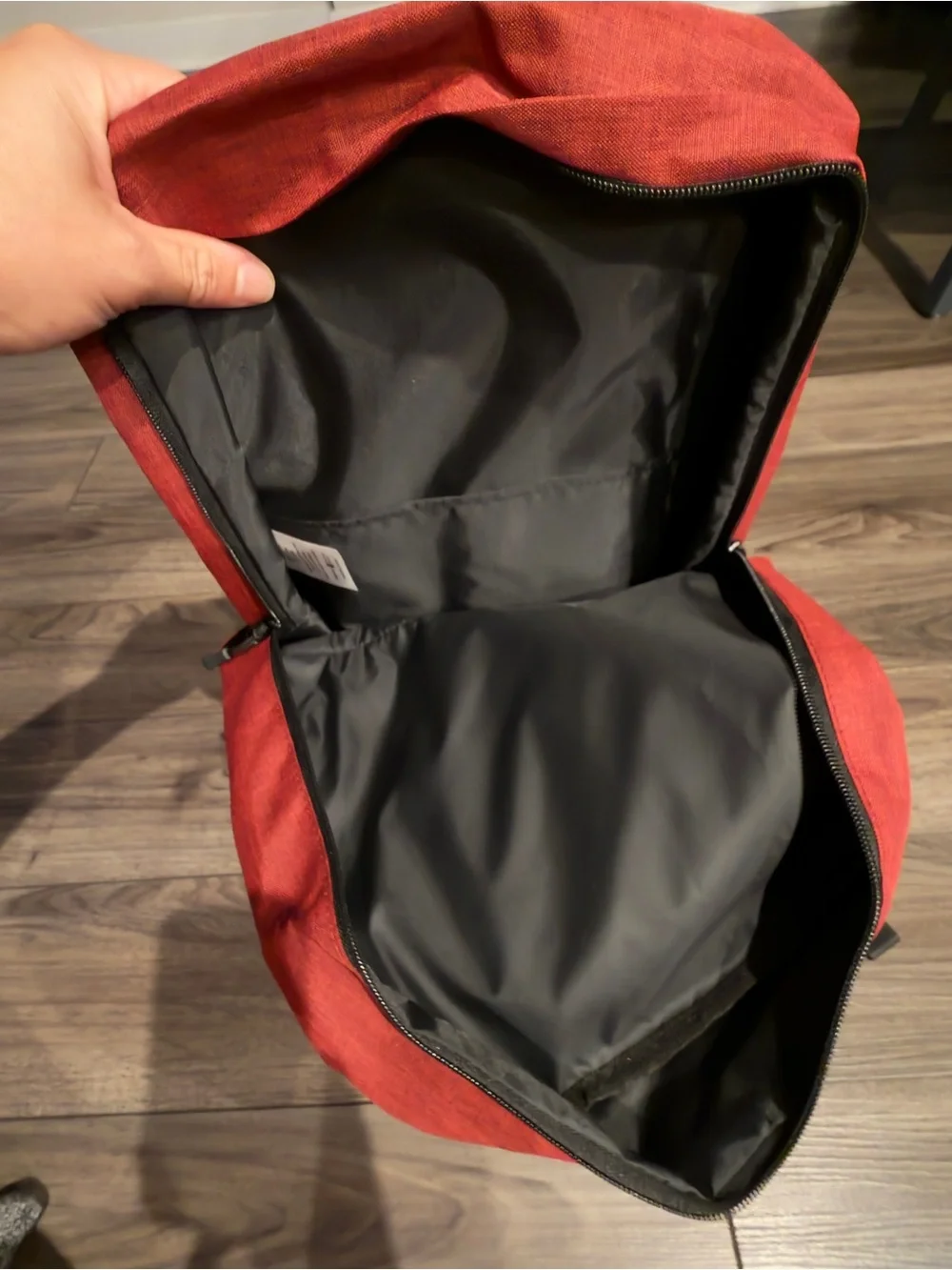 Red Snap-On backpack. Tools storage. School work.